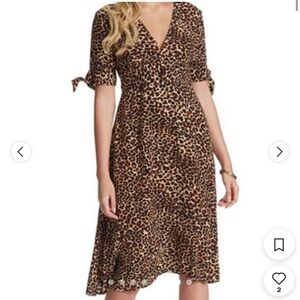 Jessica Simpson dress leopard size small